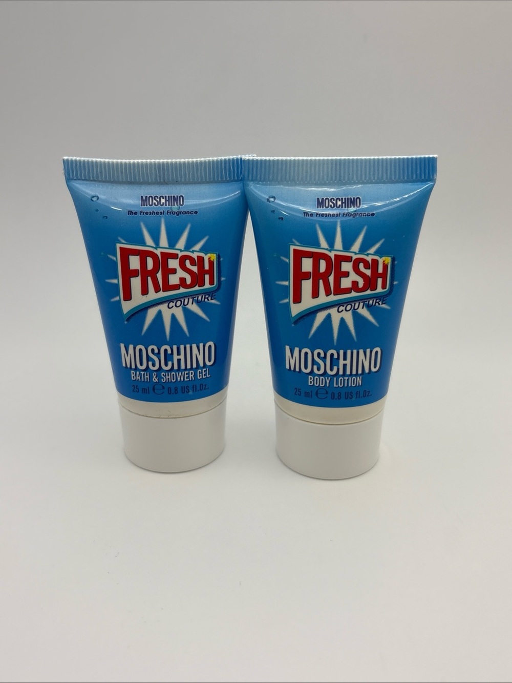 Moschino Fresh Shower Gel And Body Lotion Travel Set 25ml